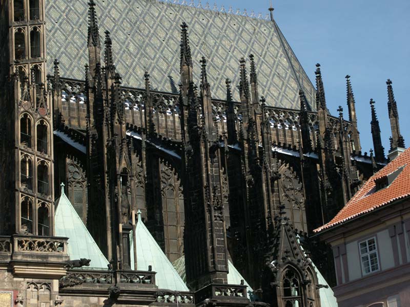Чехия (Česko): Прага (Praha 1): Пражский Град (Pražský Hrad): собор св. Вита (katedrála sv. Víta); 11:04 10.03.2005