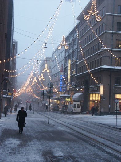 Финляндия, Хельсинки: Alexanterinkatu; 22.12.2003
