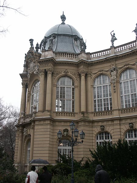 Венгрия (Magyarország): Будапешт (Budapest): XIV. kerület: замок Вайдахуньяд (Vajdahunyad vár); 10:08 06.01.2006
