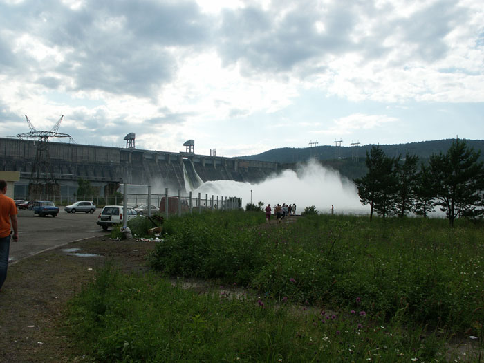 Красноярск: Красноярская ГЭС; 13.07.2004