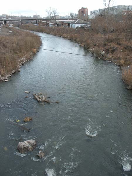 Красноярск: река Кача; 15:42 29.10.2005