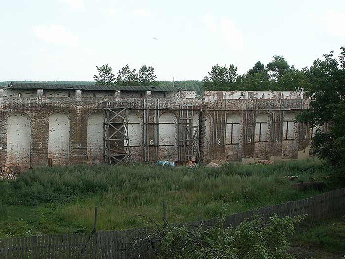 Борисоглеб: Борисоглебский м-рь: стена южнее с-в б.; 05.08.2003