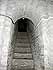Старая Ладога: Ладожская крепость: лестница внутри б.Воротная; 04.10.2003