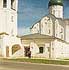 Великий Новгород: запад церковь Фёдора Стратилата на Ручью, 23.04.2000