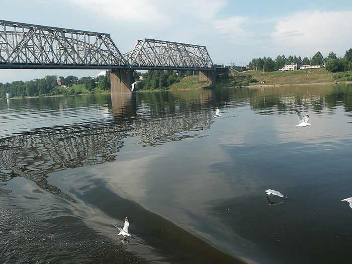 Ярославль: ж/д мост; 03.08.2003
