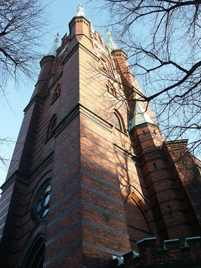 Швеция, Стокгольм: Klara kyrka на Klarasbergsgatan; 23.12.2003