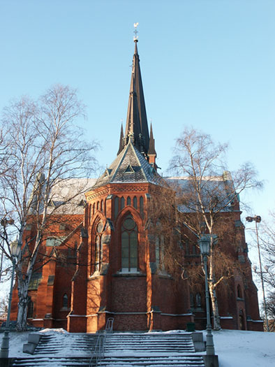 Швеция, Сундсваль: Gustav Adolfs kyrka; 30.12.2003
