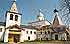 Ферапонтово: колокольня и церковь Мартиниана Ферапонтова монастыря; 02.05.2002