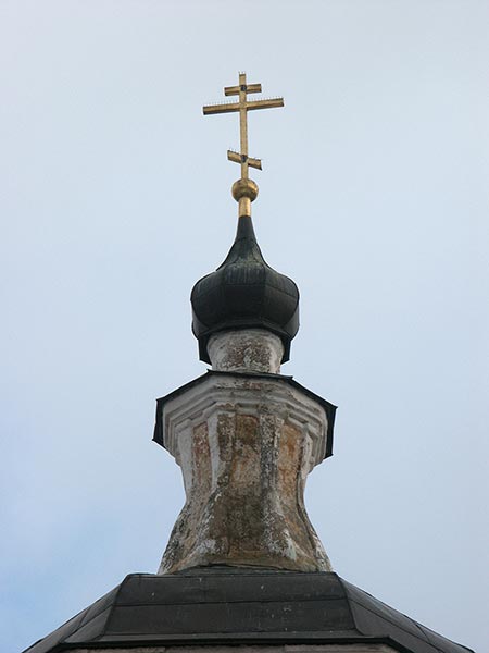 Смоленск: с-з Левобережье: глава церковь Иоанна Богослова, запад; 12.12.2004